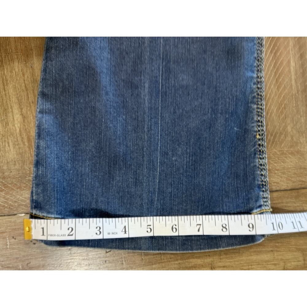 NWT Cabi Patch Pocket Blue Denim Flare Bootcut Jeans Pants Women’s Size 0 NEW - Picture 8 of 13